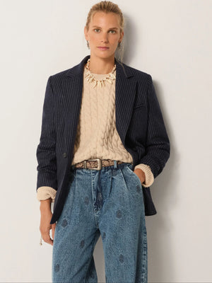 MAISON HOTEL-Paco Pant - Hamptons Blue