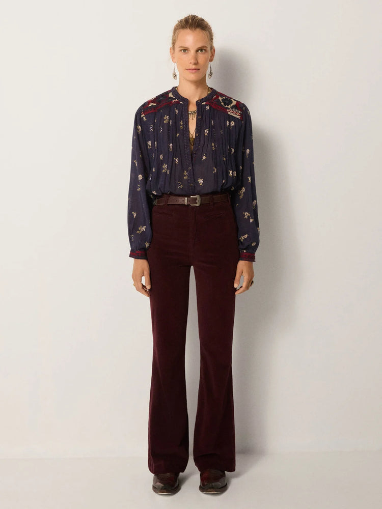 MAISON HOTEL-Milla Blouse - Vagator Marino