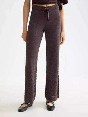 SCOTCH&SODA-METALLIC POINTELLE TROUSER