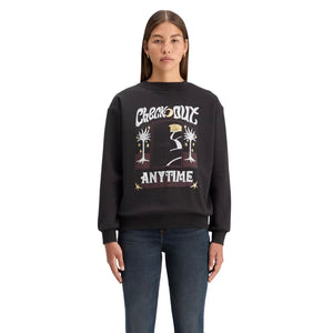 SCOTCH & SODA-Check Out Anytime Relaxed Fit Sweatshirt