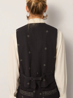 MAISON HOTEL-Lupita Vest - Charro Black