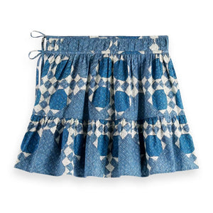 Scotch & Soda-Quilted Gathered Mini Skirt