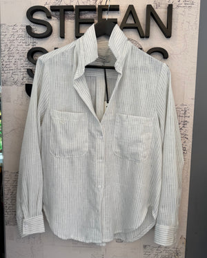 CLEDOR-STRIPES SHIRT WHITE