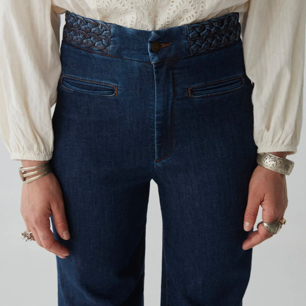 MAISON HOTEL-Ross Pant - Disco Denim