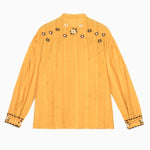 ANJE PARIS- Embroidered flower blouse