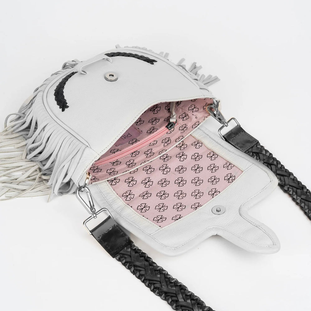 MEDELLIN BLACK& WHITE SHOULDER BAG