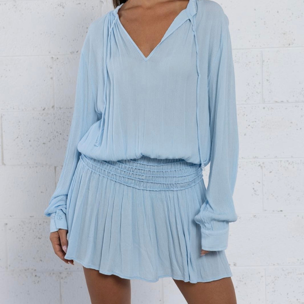 AVISHAG DRESS- LIGHT BLUE