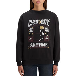 SCOTCH & SODA-Check Out Anytime Relaxed Fit Sweatshirt