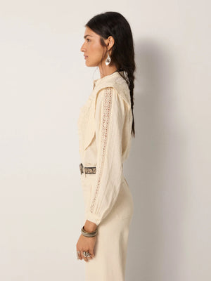 MAISON HOTEL-Blanca Blouse - Romantic Dream