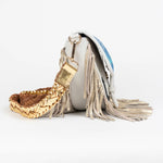 MEDELLIN BLUE SHOULDER BAG