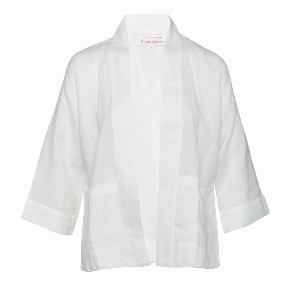 DESERT QUEEN-Lala Linen Jacket