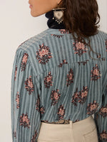 MAISON HOTEL-Omara Blouse - Cerulean Mist