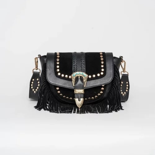 AMAL BLACK CROSSBODY BAG