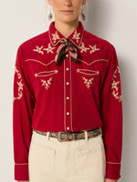 MAISON HOTEL-Rodeo Blouse - Red River