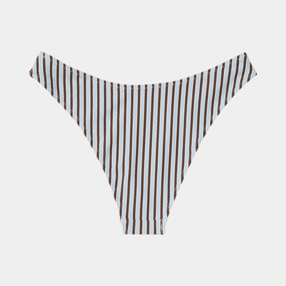 SCOTCH&SODA-TEXTURED STRIPE BIKINI BOTTOM