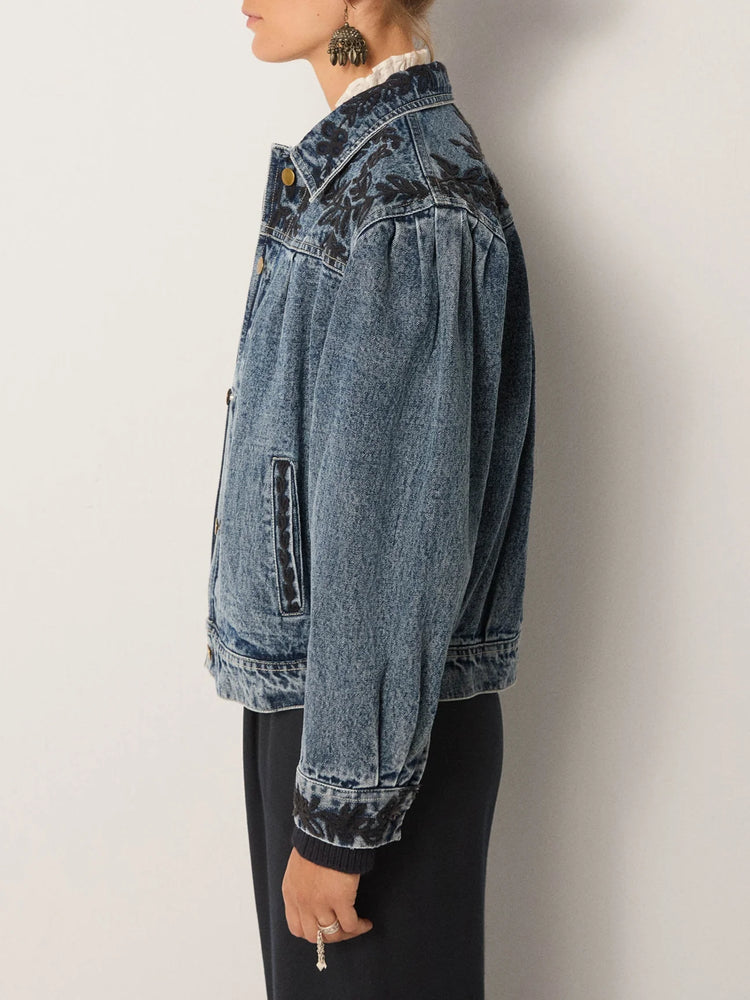 MAISON HOTEL-Wesley Jacket - Western Blue