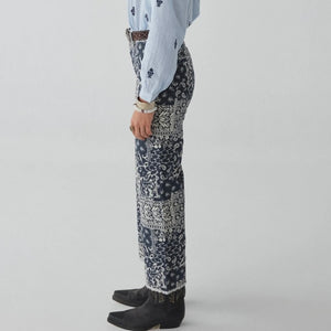 MAISON HOTEL-Twiggy Pant - Military Blue