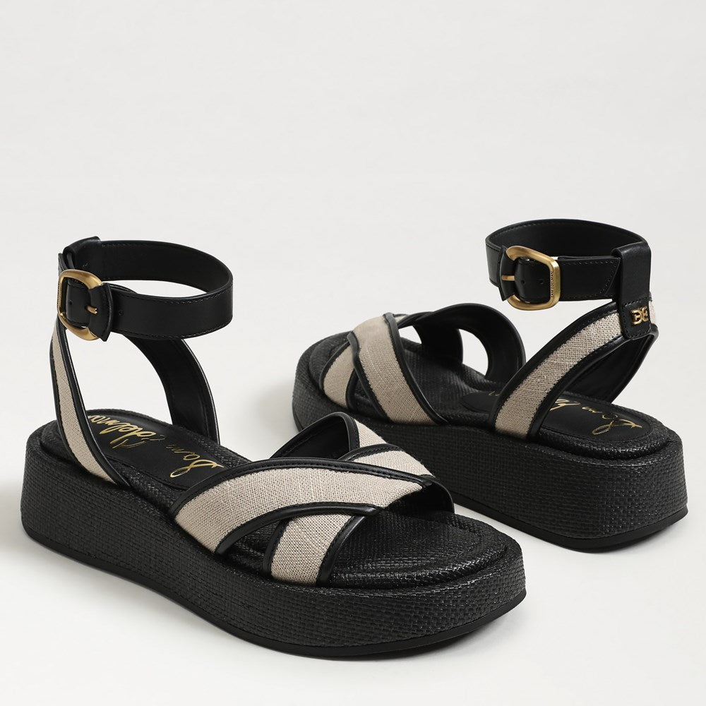 SAM EDELMAN-NYLIE PLATFORM ANKLE STRAP SANDAL