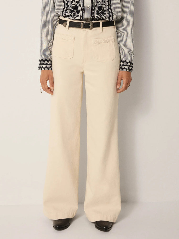 MAISON HOTEL-Hamlet Pant - Maxton Ecru