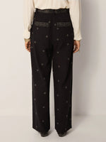 MAISON HOTEL-Diego Pant - Charro Black