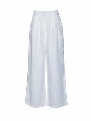 DESERT QUEEN-ada pleat pant white
