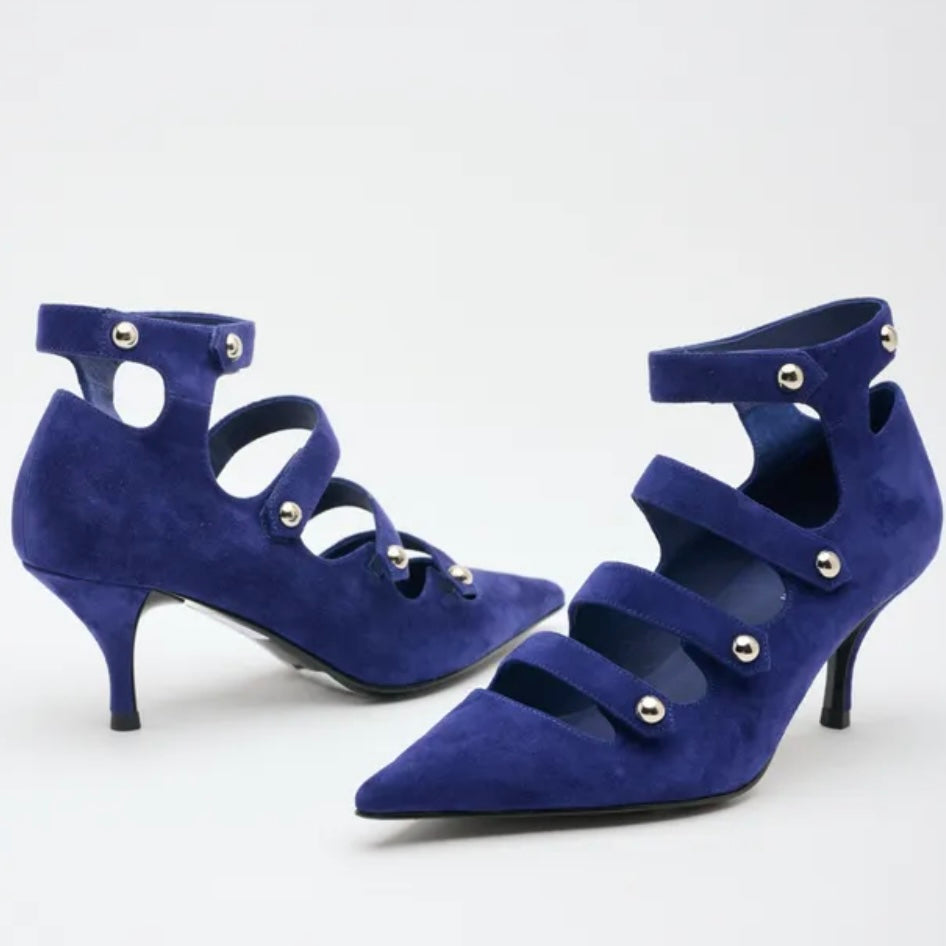 Jeffrey Campbell-reporter blue