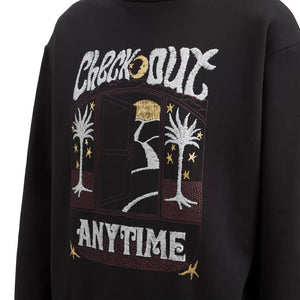 SCOTCH & SODA-Check Out Anytime Relaxed Fit Sweatshirt