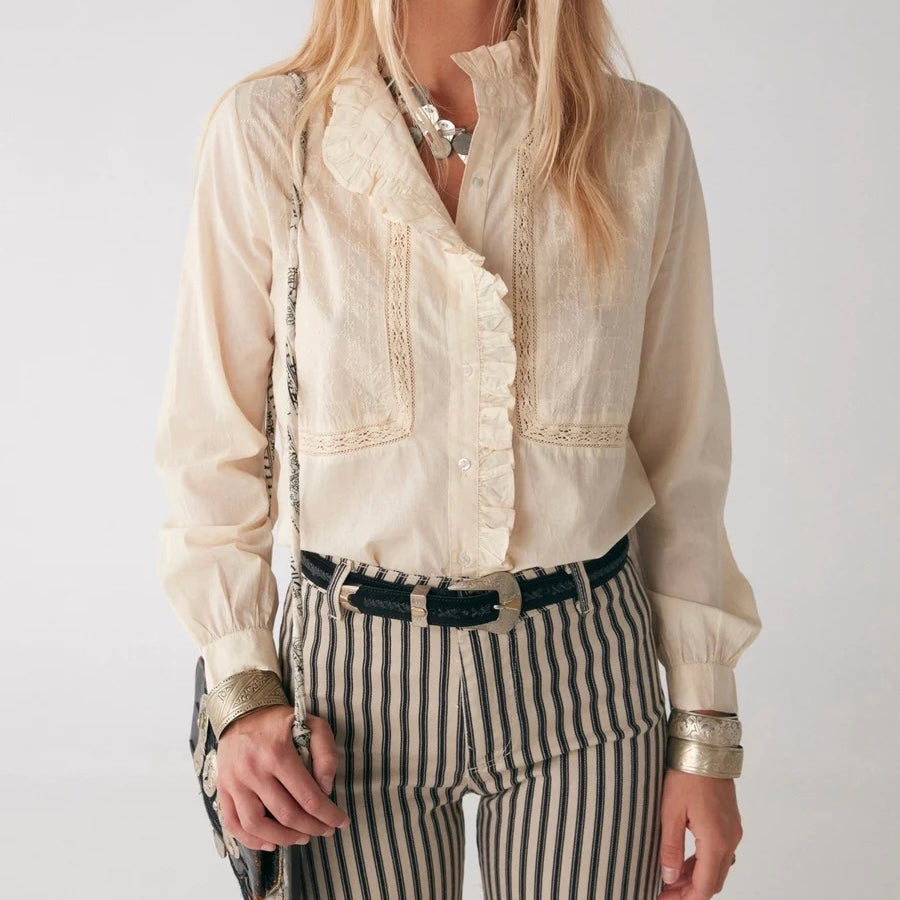 MASION HOTEL- Victorian ivory blouse
