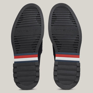 TOMMY HILFIGER -SUEDE CHUNKY SOLE LOAFERS