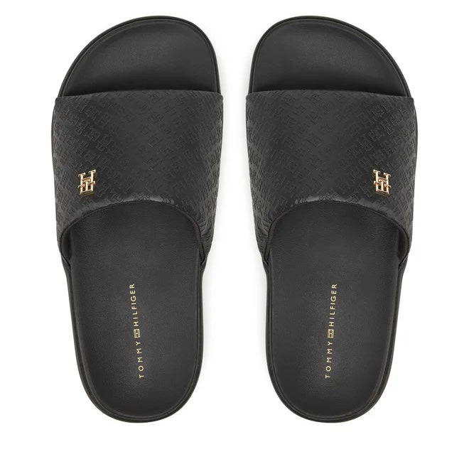 TOMMY HILFIGER-slip black