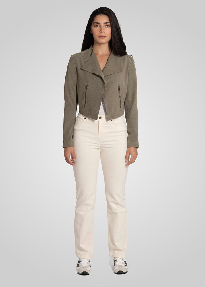 BOD&CHRISTENSEN-ADRIAN - CROPPED SUEDE JACKET