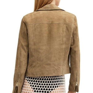 ALLSAINTS-dalby suede  leather biker jacket