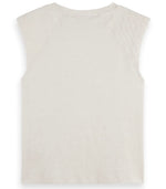 SCOTCH & SODA -Padded shoulder tank