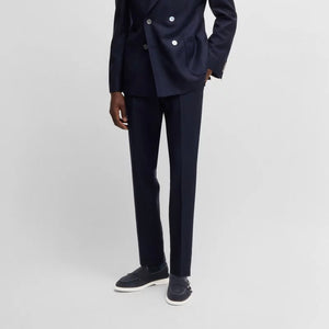 BOSS-SUEDE MONK SHOE WITH CONTRAST OUTSOLE