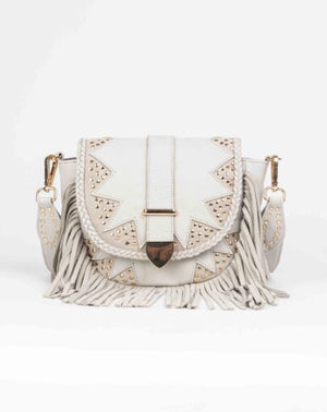 LISSA ECRU SHOULDER BAG