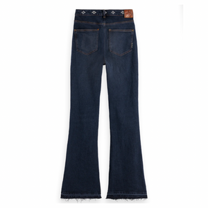 SCOTCH & SODA -THE CHARM FLARED JEANS WITH EMBROIDERY DETAILS - ROAD TRIP