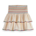 SCOTCH & SODA -Embroidered Mini Skirt