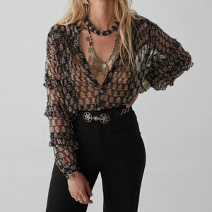 MAISON HOTEL-Venice Blouse - Ying Yang