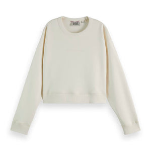 SCOTCH & SODA-Flatlock Chest Logo Sweatshirt