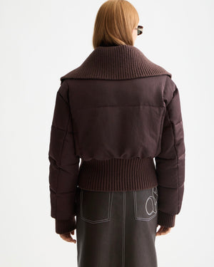 SCOTCH&SODA-AVIATOR COLLAR PUFFER JACKET