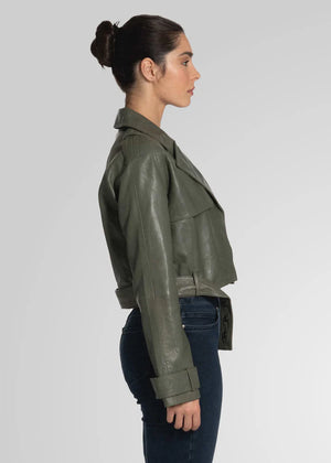 AMAPELLE-ROMIE - CROPPED TRENCH BIKER