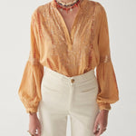 MAISON HOTEL- Uma Blouse - Shine Hummus