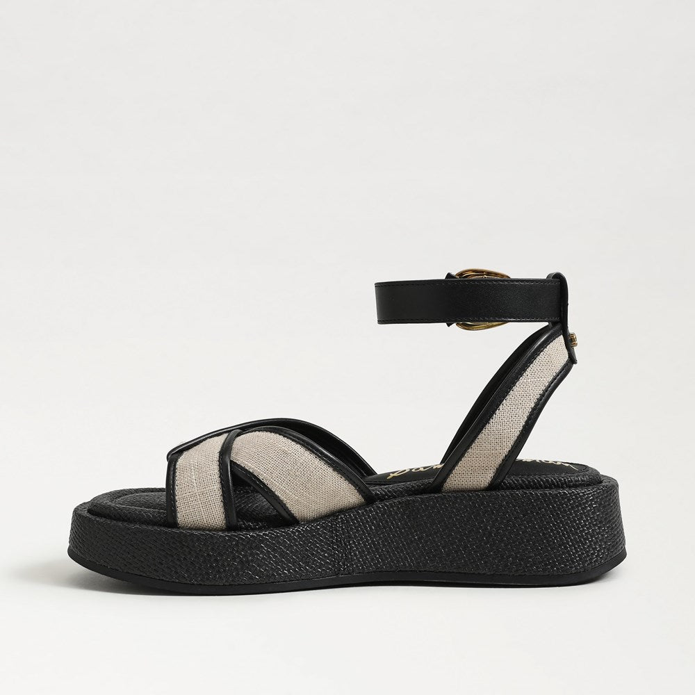 SAM EDELMAN-NYLIE PLATFORM ANKLE STRAP SANDAL