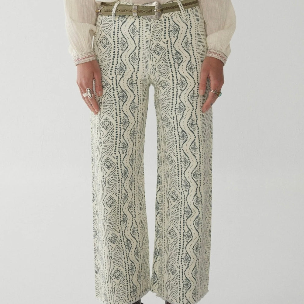 MAISON HOTEL-Twiggy Pant - Colombo Blue