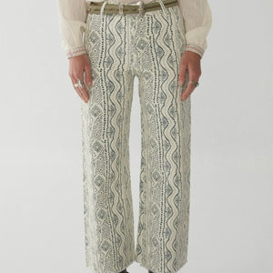 MAISON HOTEL-Twiggy Pant - Colombo Blue