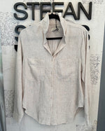CLEDOR-STRIPES SHIRT BEIGE