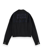 SCOTCH&SODA-EMBROIDERED BOMBER JACKET