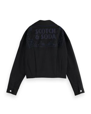 SCOTCH&SODA-EMBROIDERED BOMBER JACKET
