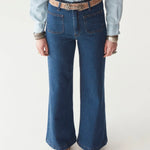 MAISON HOTEL-Edna Pant - Dark Denim