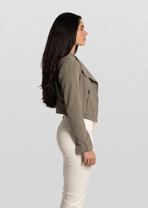 BOD&CHRISTENSEN-ADRIAN - CROPPED SUEDE JACKET
